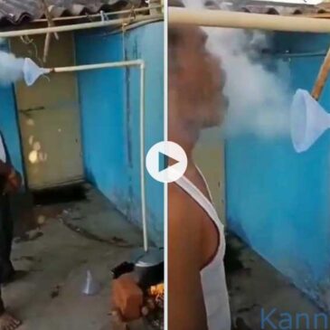 ಪ್ರೆಶರ್ ಕುಕ್ಕರ್‌ನಿಂದ ಉಗಿ ತೆಗೆದುಕೊಳ್ಳುವುದು… ಶುದ್ಧ ದೇಸಿ ಜೀನಿಯಸ್‌…!
