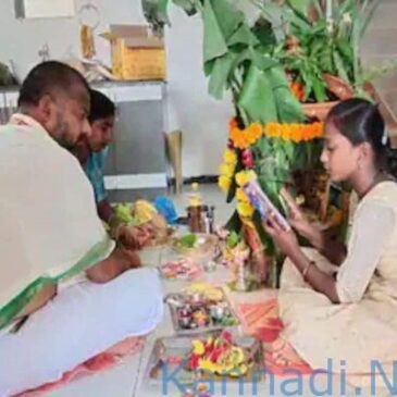 ತಂದೆ ಕೊರೊನಾದಿಂದ ಸಾವಿಗೀಡಾದ ನಂತರ  ಕುಟುಂಬ ಪೋಷಿಸಲು ಪುರೋಹಿತಳಾದ 10 ವರ್ಷದ ಬಾಲಕಿ..!