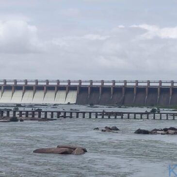ತುಂಗಭದ್ರಾ ಜಲಾಶಯದಿಂದ  36,217 ಕ್ಯೂಸೆಕ್ ನೀರು ಬಿಡುಗಡೆ, ಡ್ಯಾಂ ಕೆಳಗಡೆ ಪ್ರದೇಶದಲ್ಲಿ ಪ್ರವಾಹದ ಭೀತಿ