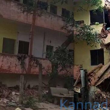 ಬೆಂಗಳೂರಿನಲ್ಲಿ ಮತ್ತೊಂದು ಬಹುಮಹಡಿ ಕಟ್ಟಡ ಕುಸಿತ: ನಾಲ್ವರಿಗೆ ಗಾಯ