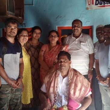 ಪಾರ್ಶ್ವವಾಯು ರೋಗದ ಖ್ಯಾತ ನಾಟಿ ವೈದ್ಯ ಬೆಳಂಬಾರ ಹನುಮಂತ ಗೌಡರಿಗೆ ಸನ್ಮಾನ