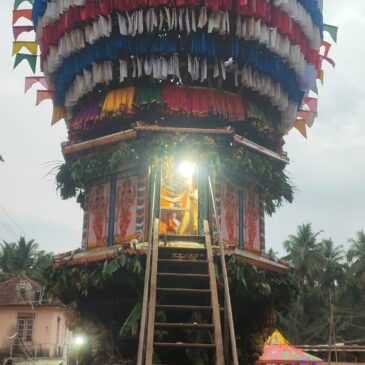 ಕುಮಟಾ: ಅದ್ಧೂರಿಯಾಗಿ ನಡೆದ ಬಾಡದ ಶ್ರೀಕಾಂಚಿಕಾ ಪರಮೇಶ್ವರಿ ದೇವಿಯ ರಥೋತ್ಸವ