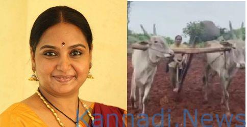 ಹೊಲದಲ್ಲಿ ಉಳುಮೆ ಮಾಡಿ ಭಗವಂತನಿಗೆ ನಮನ ಸಲ್ಲಿಸಿದ ಕನ್ನಡದ ಸ್ಟಾರ್‌ ನಟಿ ಶ್ರುತಿ…! ವೀಕ್ಷಿಸಿ