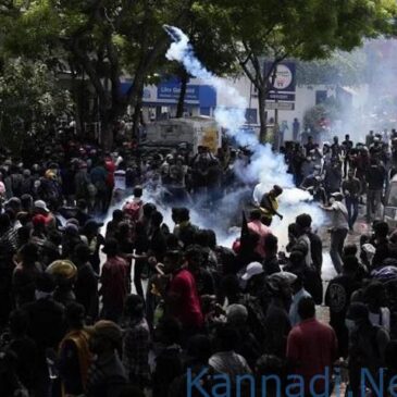 ಶ್ರೀಲಂಕಾ: ಪ್ರತಿಭಟನಾಕಾರರು ಕಟ್ಟಡಕ್ಕೆ ಮುತ್ತಿಗೆ ಹಾಕಿದ ನಂತರ ಸರ್ಕಾರಿ ಸ್ವಾಮ್ಯದ ಟಿವಿ ಪ್ರಸಾರ ಸ್ಥಗಿತ