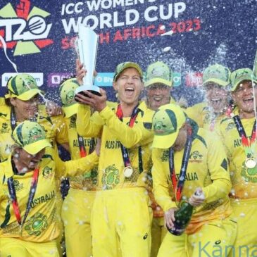ಮಹಿಳಾ T20 ವಿಶ್ವಕಪ್: 6ನೇ ಬಾರಿಗೆ ವಿಶ್ವಕಪ್‌ ಪ್ರಶಸ್ತಿ ಪಡೆದ ಆಸ್ಟ್ರೇಲಿಯಾ ತಂಡ