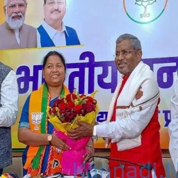 ಜಾರ್ಖಂಡದಲ್ಲಿ ಕಾಂಗ್ರೆಸ್ಸಿಗೆ ಆಘಾತ : ಪಕ್ಷದ ಏಕೈಕ ಸಂಸದೆ ಬಿಜೆಪಿಗೆ ಸೇರ್ಪಡೆ