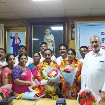 ಶಿರಸಿ ನಗರಸಭೆಯ ನೂತನ ಅಧ್ಯಕ್ಷರಾಗಿ ಶರ್ಮಿಳಾ ಮಾದನಗೇರಿ, ಉಪಾಧ್ಯಕ್ಷರಾಗಿ ರಮಾಕಾಂತ ಭಟ್ಟ ಆಯ್ಕೆ