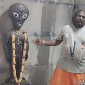 ‘ಅನ್ಯಲೋಕ’ದ ದೇವರಿಗೆ ದೇವಾಲಯ ನಿರ್ಮಿಸಿದ ತಮಿಳುನಾಡಿನ ವ್ಯಕ್ತಿ