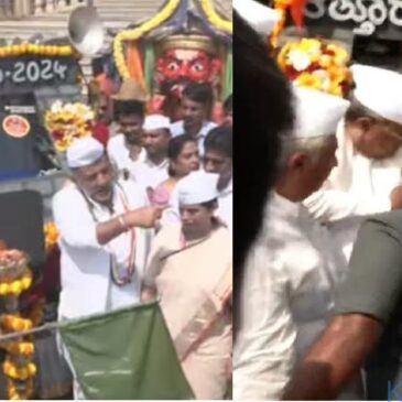 ಕಿತ್ತೂರು ಉತ್ಸವ ಚಾಲನೆ ವೇಳೆ ಸಿಎಂ ಸಿದ್ದರಾಮಯ್ಯ ಬಟ್ಟೆಗೆ ತಾಗಿದ ಬೆಂಕಿ