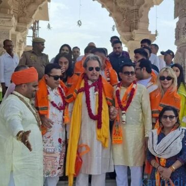 ಅಯೋಧ್ಯೆ ರಾಮ ಮಂದಿರಕ್ಕೆ ಭೇಟಿ ನೀಡಿದ ಎಲಾನ್‌ ಮಸ್ಕ್‌ ತಂದೆ ; ಭಾರತ ಅದ್ಭುತ ಎಂದು ಬಣ್ಣನೆ