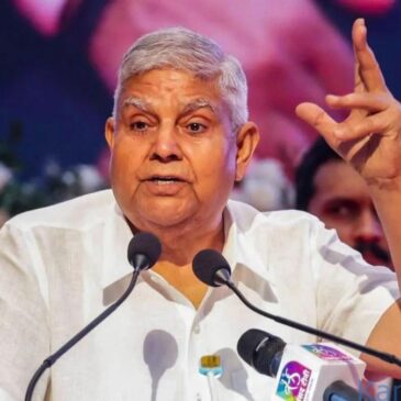 ಉಪರಾಷ್ಟ್ರಪತಿ ಸ್ಥಾನಕ್ಕೆ ಜಗದೀಪ ಧನಕರ ರಾಜೀನಾಮೆ