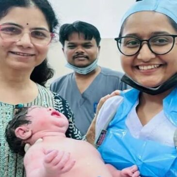 5.2 ಕೆ.ಜಿ ತೂಕದ ‘ಛೋಟಾ ಭೀಮ’ನ ಜನನ…ಇದು ಅಪರೂಪದ ಹೆರಿಗೆ