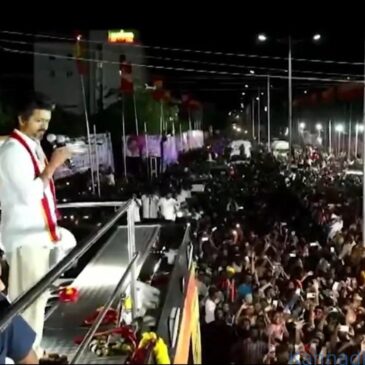 ಟಿವಿಕೆ ಪಕ್ಷದ ಮುಖ್ಯಸ್ಥ, ನಟ ವಿಜಯ ಸಮಾವೇಶದಲ್ಲಿ ಕಾಲ್ತುಳಿತ ; 38 ಮಂದಿ ಸಾವು, 62 ಮಂದಿಗೆ ಗಾಯ