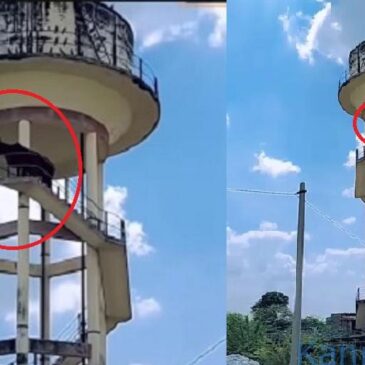 ವೀಡಿಯೊಗಳು…| 60 ಅಡಿ ಎತ್ತರದ ನೀರಿನ ಟ್ಯಾಂಕ್ ಹತ್ತಿದ ಬೃಹತ್‌ ಗೂಳಿ ; ಇದನ್ನು ಕೆಳಗಿಳಿಸಿದ್ದು ಹೇಗೆ ಗೊತ್ತಾ..?