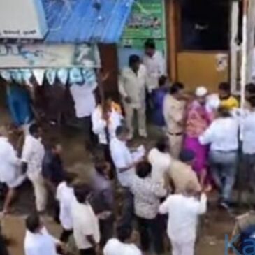ಸಚಿವರ ಎದುರೇ ಗಂಡನಿಗೆ ಕಪಾಳ ಮೋಕ್ಷ ಮಾಡಿದ ಪತ್ನಿ…!