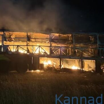 ಹೈದರಾಬಾದ್-ಬೆಂಗಳೂರು ಬಸ್ಸಿನಲ್ಲಿ ಬೆಂಕಿ ; 19 ಜನರು ಸಾವು