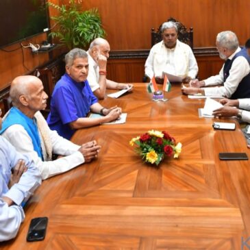 ಬೇಡ್ತಿ, ಅಘನಾಶಿನಿ ನದಿ ತಿರುವು ಯೋಜನೆ ಕೈಬಿಡಿ, ಶರಾವತಿ ಪಂಪ್ಡ್‌ ಸ್ಟೋರೇಜ್ ಯೋಜನೆ ಅನುಮತಿ ಹಿಂಪಡೆಯಿರಿ ; ಸಿಎಂ ಸಿದ್ದರಾಮಯ್ಯ ಭೇಟಿ ಮಾಡಿ ಒತ್ತಾಯಿಸಿದ ನಿಯೋಗ