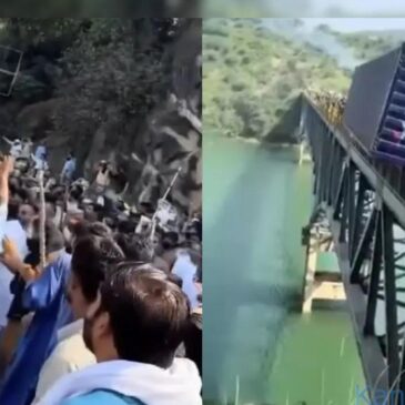 ವೀಡಿಯೊ : ಪಿಒಕೆಯಲ್ಲಿ 2ನೇ ದಿನ ಪ್ರತಿಭಟನೆಗಳು ಮತ್ತಷ್ಟು ತೀವ್ರ ; ಕಂಟೇನರ್‌ಗಳನ್ನು ನದಿಗೆ ಎಸೆದ ಪ್ರತಿಭಟನಾಕಾರರು..!