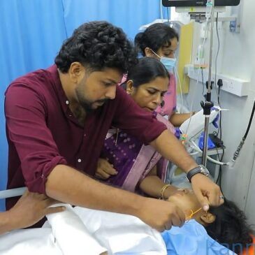ಮದುವೆ ದಿನವೇ ಅಪಘಾತ, ಗಾಯಗೊಂಡ ಮದುಮಗಳಿಗೆ ಆಸ್ಪತ್ರೆಯಲ್ಲೇ ತಾಳಿ ಕಟ್ಟಿದ ಮದುಮಗ…