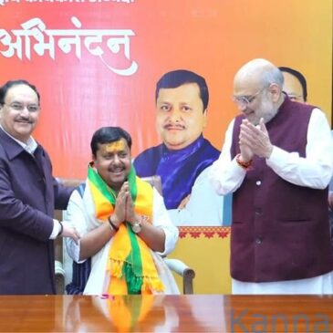 ಬಿಜೆಪಿಯ ರಾಷ್ಟ್ರೀಯ ಕಾರ್ಯಾಧ್ಯಕ್ಷರಾಗಿ ನಿತಿನ್ ನಬಿನ್ ಅಧಿಕಾರ ಸ್ವೀಕಾರ