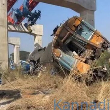 ಥೈಲ್ಯಾಂಡ್‌ನಲ್ಲಿ ಭೀಕರ ರೈಲು ಅಪಘಾತ: ಕ್ರೇನ್ ಬಿದ್ದು 22 ಪ್ರಯಾಣಿಕರು ಸಾವು