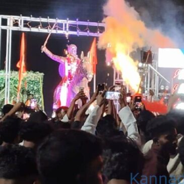 ಶಿವಾಜಿ ಜಯಂತಿ ಮೆರವಣಿಗೆ ವೇಳೆ ಕಲ್ಲು ತೂರಾಟ, ಬಾಗಲಕೋಟೆ ಉದ್ವಿಗ್ನ