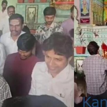 ಹುಬ್ಬಳ್ಳಿ ಸಿದ್ಧಾರೂಢ ಮಠಕ್ಕೆ ಹಿನ್ನೆಲೆ ಗಾಯಕ ಸೋನು ನಿಗಮ್ ಭೇಟಿ