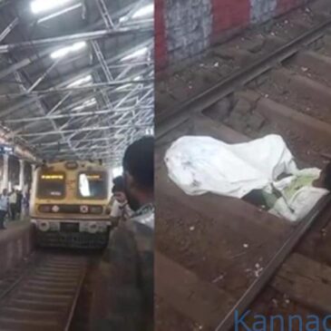 ವೀಡಿಯೊ…| ರೈಲ್ವೆ ಹಳಿಯ ಮೇಲೆ ಮಲಗಿದ್ದ ಕುಡುಕ ; ಚಾಲಕನ ಸಮಯ ಪ್ರಜ್ಞೆಯಿಂದ ತಪ್ಪಿದ ಅನಾಹುತ