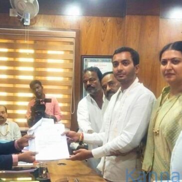 ದಾವಣಗೆರೆ ದಕ್ಷಿಣ ಕ್ಷೇತ್ರ ; ಕಾಂಗ್ರೆಸ್‌ ಟಿಕೆಟ್‌ ಘೋಷಣೆಗೂ ಮೊದಲೇ ನಾಮಪತ್ರ ಸಲ್ಲಿಸಿದ ಶಾಮನೂರು ಮೊಮ್ಮಗ…!