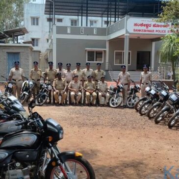 ಬೆಳಗಾವಿ : ಇಬ್ಬರು ಅಂತಾರಾಜ್ಯ ಬೈಕ್ ಕಳ್ಳರ ಬಂಧನ ; 27 ಬೈಕ್‌ಗಳು ವಶ