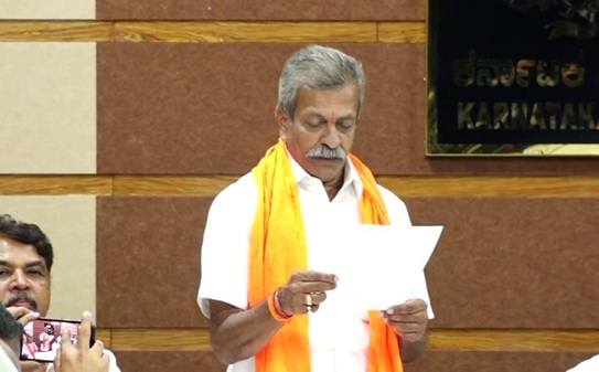 ಮೂರು ವರ್ಷಗಳ ನಂತರ ಶೃಂಗೇರಿ ಶಾಸಕರಾಗಿ ಪ್ರಮಾಣ ವಚನ ಸ್ವೀಕರಿಸಿದ ಬಿಜೆಪಿಯ ಡಿ.ಎನ್. ಜೀವರಾಜ