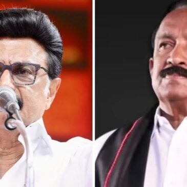 ಸ್ಟಾಲಿನ್‌ಗೆ ಮತ್ತೊಂದು ರಾಜಕೀಯ ಹಿನ್ನಡೆ ; 9 ವರ್ಷಗಳ ಬಳಿಕ ಡಿಎಂಕೆ ಮೈತ್ರಿ ತೊರೆದ ಎಂಡಿಎಂಕೆ ಪಕ್ಷ