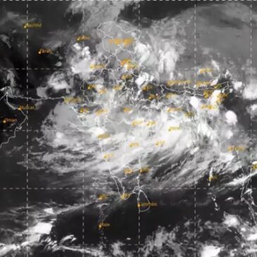 ದೇಶಾದ್ಯಂತ ಆವರಿಸಿದ ಮೋಡಗಳು ; ಉಪಗ್ರಹ ಚಿತ್ರಗಳಲ್ಲಿ ಸ್ಪಷ್ಟ ; ಮುಂಗಾರು ಬಲಗೊಳ್ಳುತ್ತಿದೆ ಎಂದ ಹವಾಮಾನ ಇಲಾಖೆ