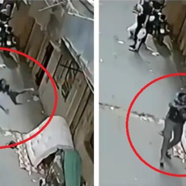 ಮೈ ಜುಂ ಎನ್ನುವ ವಿಡಿಯೋ | 2ನೇ ಮಹಡಿಯಿಂದ ಬಿದ್ದ ಬಾಲಕ ; ತಕ್ಷಣವೇ ಓಡಿಬಂದು ಆತನನ್ನು ಹಿಡಿದು ರಕ್ಷಿಸಿದ ಯುವಕ